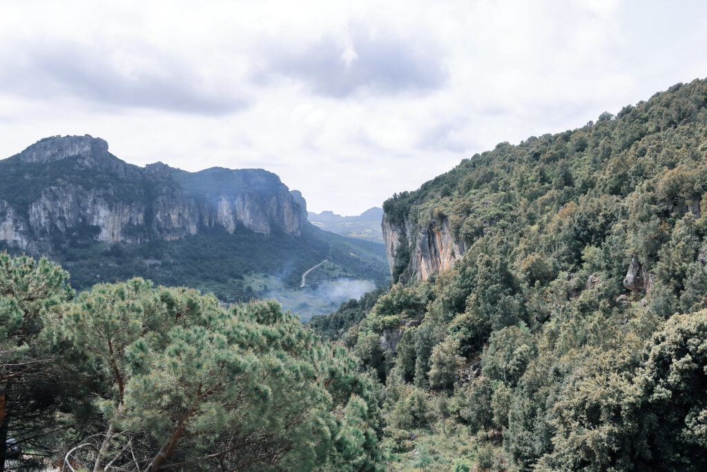 Jerzu Sardinien – Aussicht auf den Monte Corongiu in den Tacchi